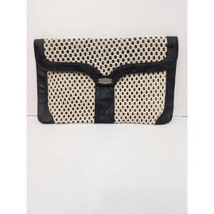 Y2K O'Neill Sandalwood Crochet Black Clutch